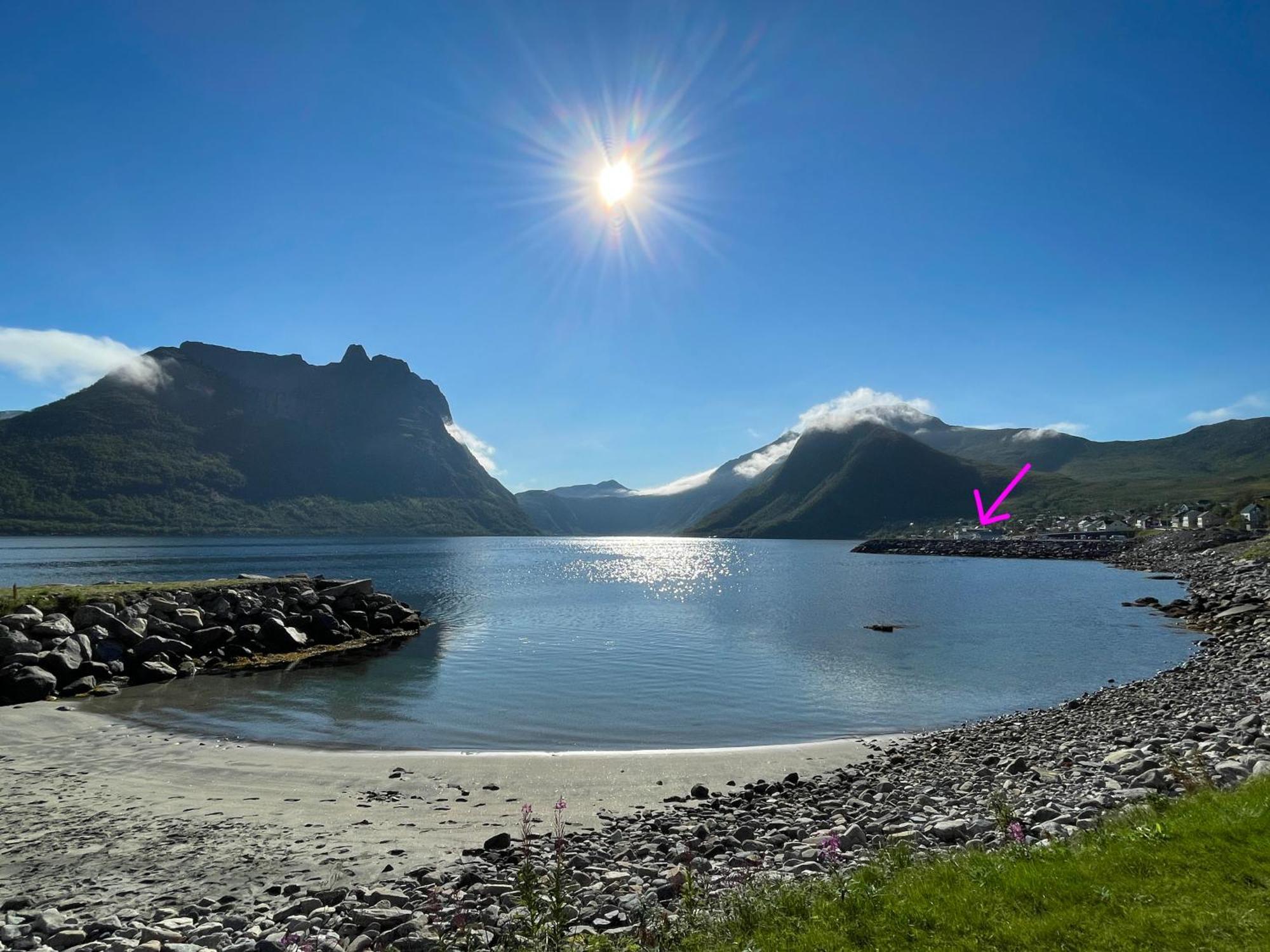 Segla Guesthouse - With View Of Fjord Fjordgard Exterior photo